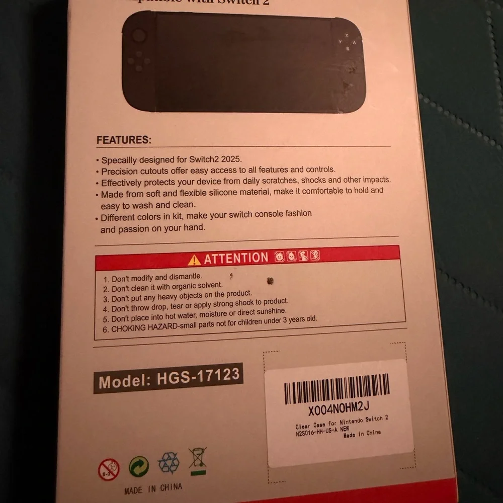 💜Nintendo Switch2 Clear Protector Hard Skin Case Diamond Shells with Cover Grips